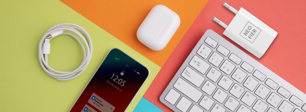 NEOFIER fast charging European wall charger.