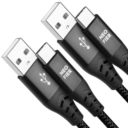 Typ A auf Typ C – geflochtenes USB-Kabel