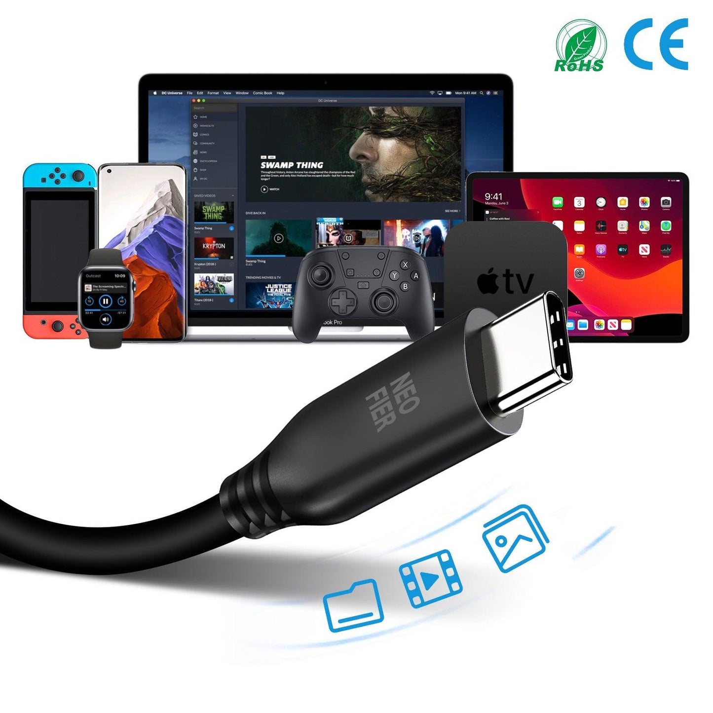 Typ C zu Typ C - USB-Kabel