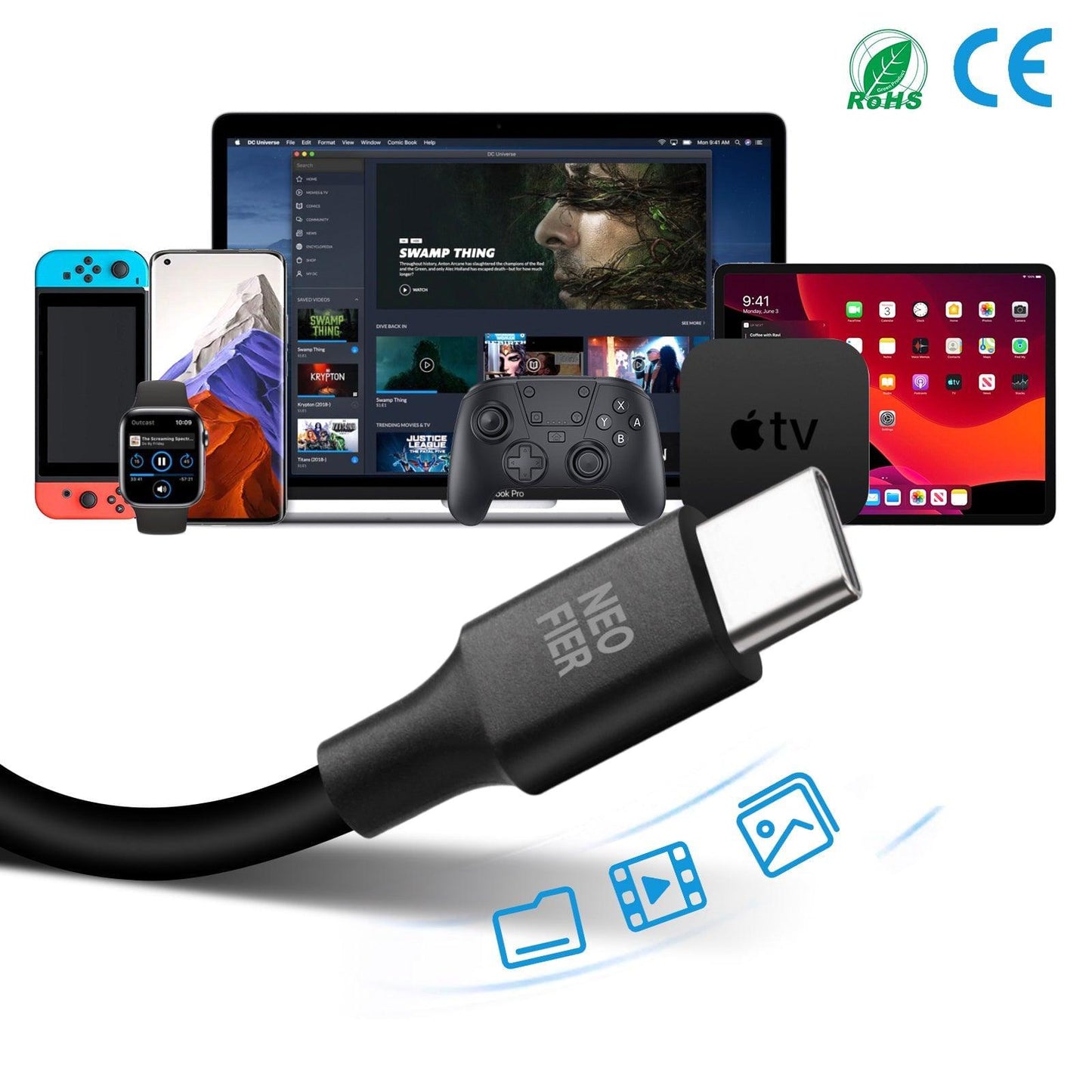 Type A à Type C - Câble USB